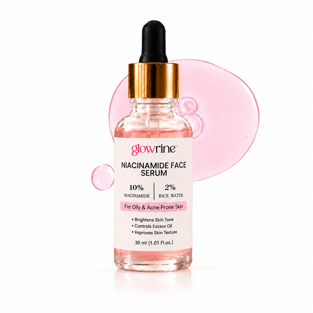Brightening Niacinamide Face Serum with Rice Water | For Oily Skin | 30ml