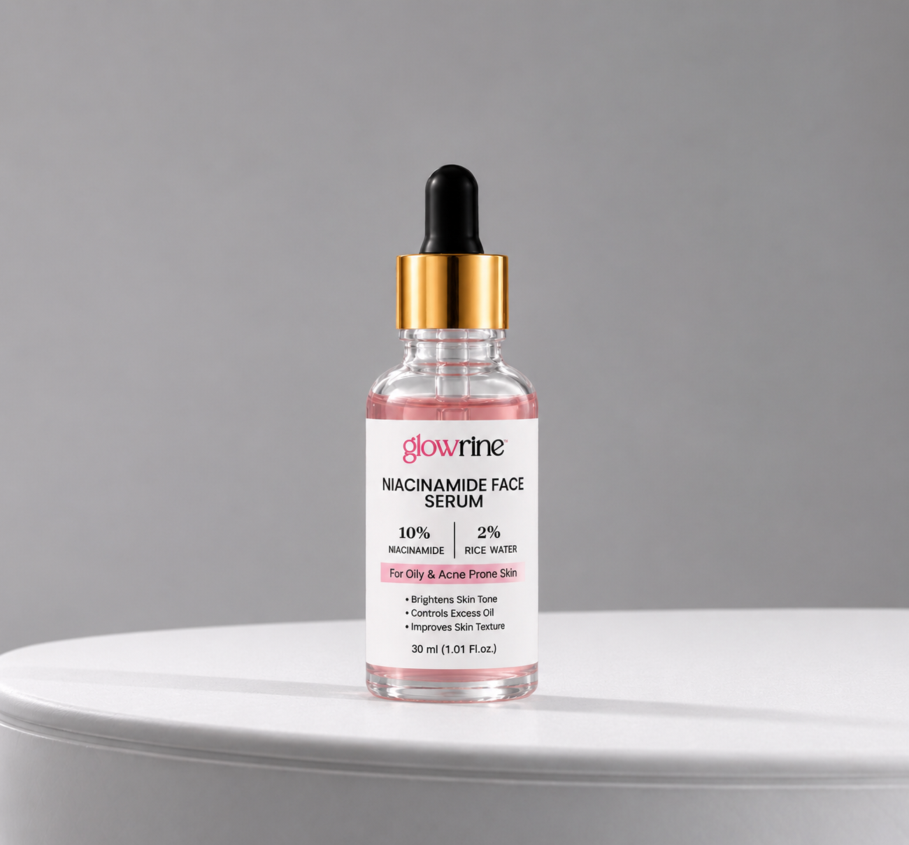Brightening Niacinamide Face Serum with Rice Water | For Oily Skin | 30ml